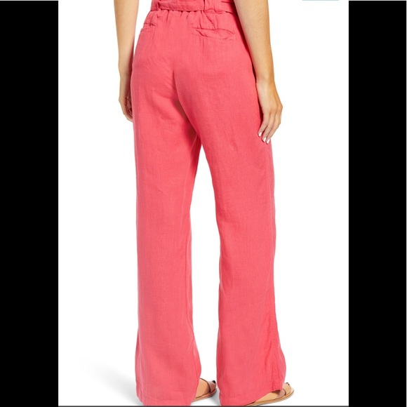 Nordstrom Caslon New Belted Linen Pants - Picture 3 of 4